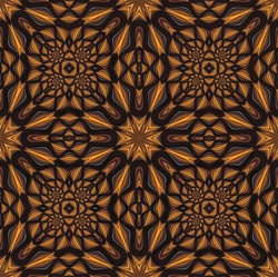 This low-key, monochrome design in brown and gold is made from our Almond Spiral fractal. Tile it for giftwrap, wallpaper, or textile designs.