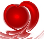 This vibrant red heart set against a white background offers a powerful way to convey love and romance. Use it for Valentine's Day, weddings, anniversaries, of any time you need to say 