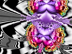 The rainbow color palette and odd symmetry of this design combine with its concentric ripple effect to suggest oil on water, or &mdash; perhaps &mdash; a hallucinogenic vision. Named for Sixties counterculture icon and LSD proponent, Timothy Leary.